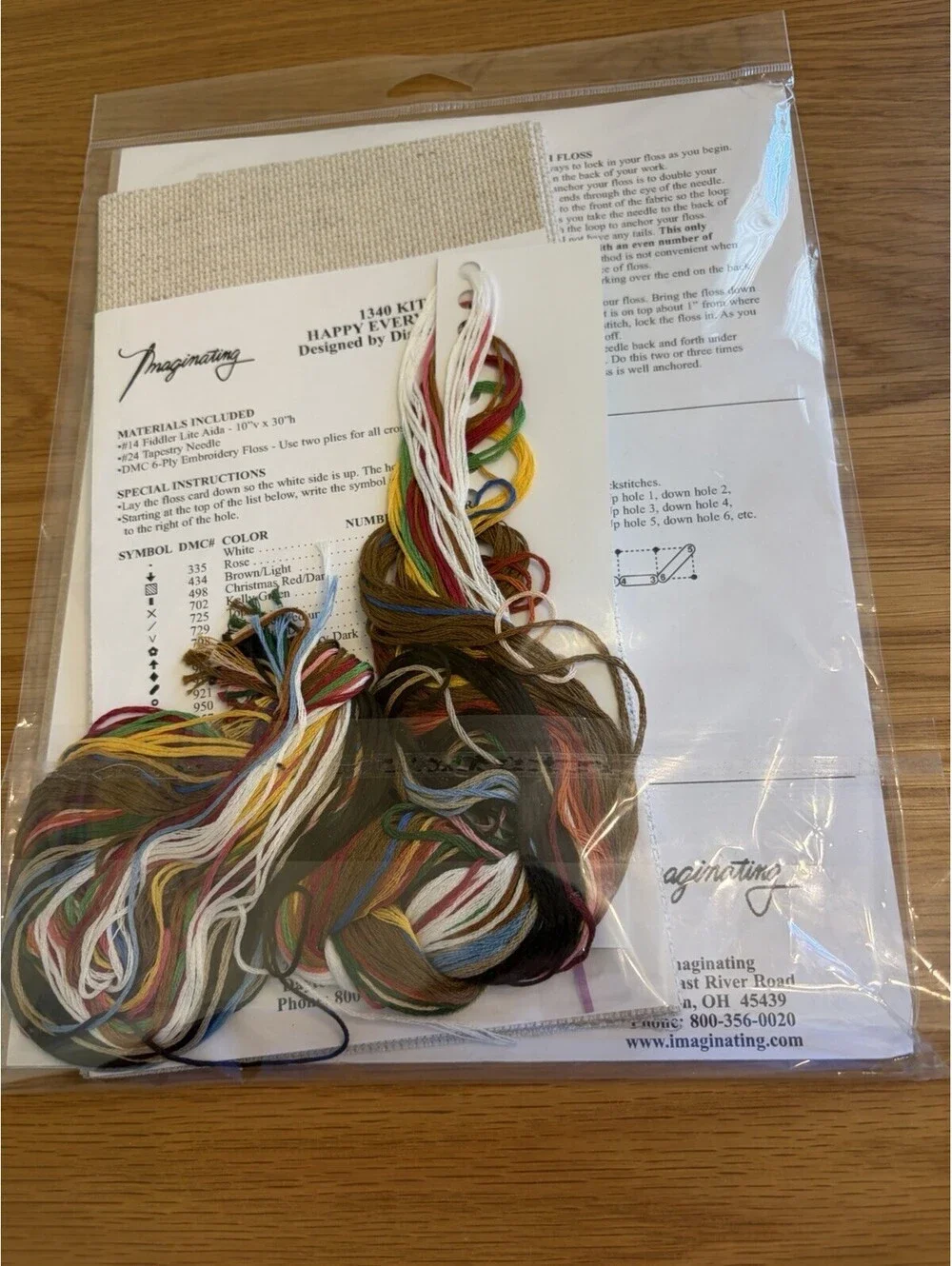 Imaginating Happy Everything Counted Cross Stitch Kit  #T30340 Diane Arthur New